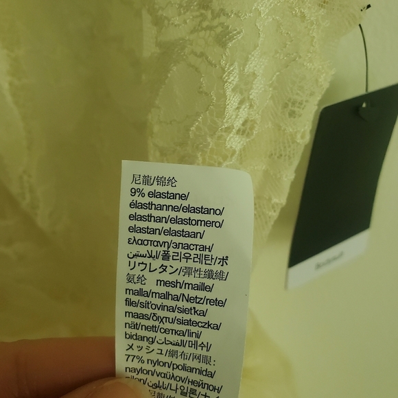 Calvin Klein Ivory Spring Rose Bodysuit - Picture 11 of 15